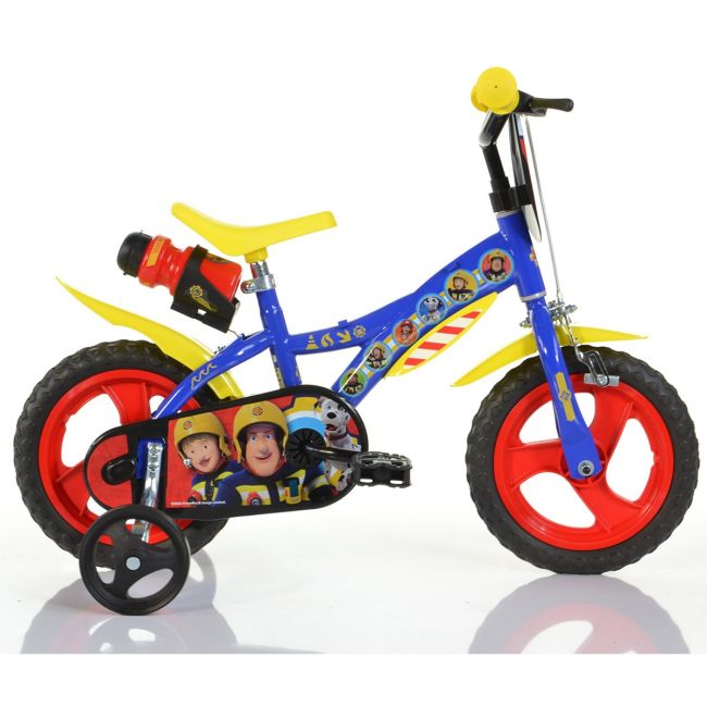Bicicleta pentru copii Fireman Sam DB-612L-SIP Dino Bikes, 12 inch SUPDB-612L-SIP