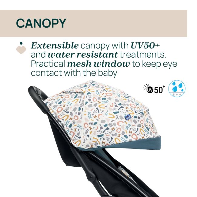 Carucior sport Chicco Glee, JoyfulTeal (Albastru), 0luni+ CHC8706878-8