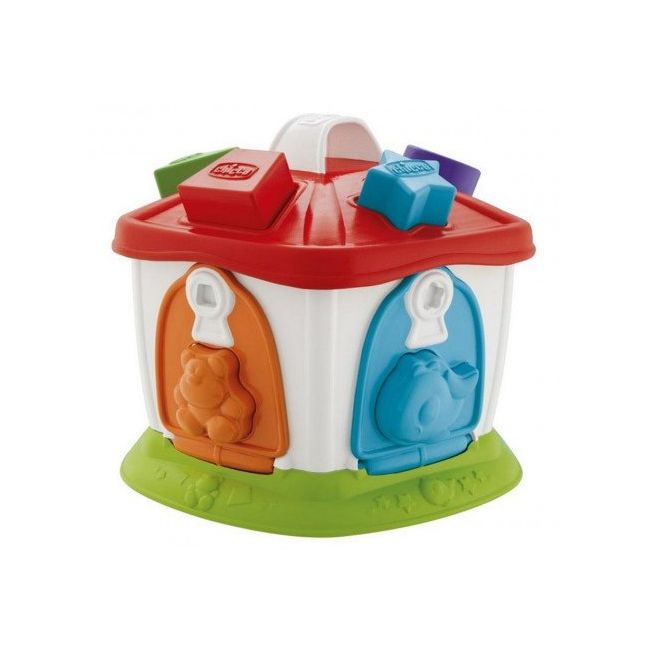 Jucarie educativa Chicco 2 in 1, Casuta cu animale, 1-4 ani CHC09610-1_NA