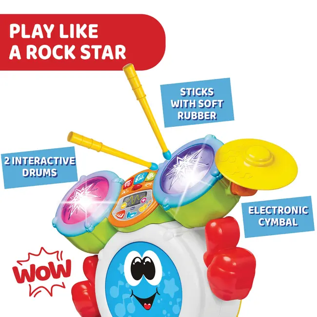 Jucarie muzicala Chicco Rocky tobosarul, 1-4ani CHC0982010-1