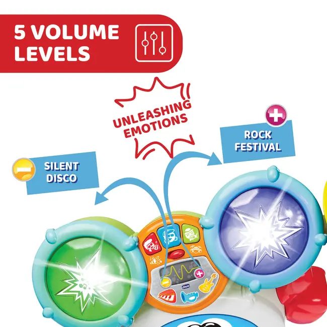 Jucarie muzicala Chicco Rocky tobosarul, 1-4ani CHC0982010-1