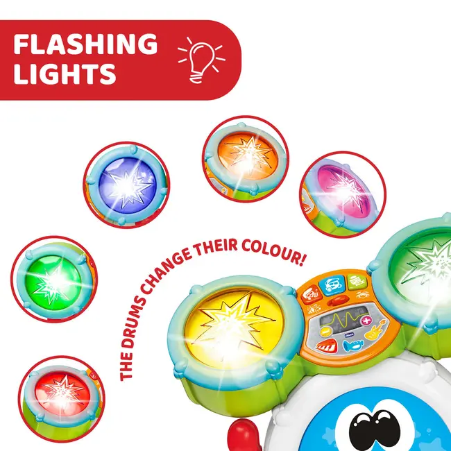 Jucarie muzicala Chicco Rocky tobosarul, 1-4ani CHC0982010-1