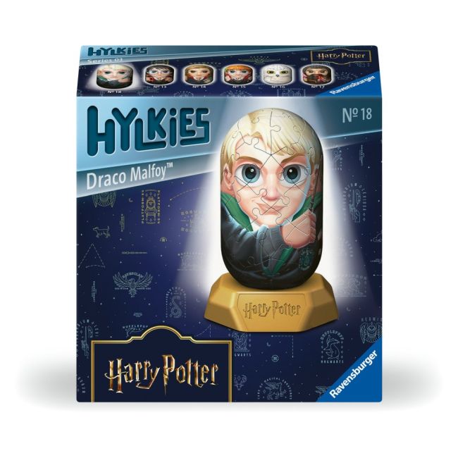 Ravensburger - Puzzle 3D Hylkies Harry Potter mini figurina de colectie Draco Malfoy 54 piese ARTRVS3D08005