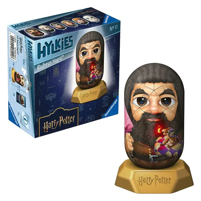 Ravensburger - Puzzle 3D Hylkies Harry Potter mini figurina de colectie Rubeus Hagrid 54 piese ARTRVS3D08004
