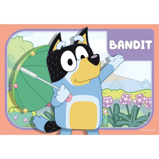Ravensburger - Puzzle Bluey 4 buc in cutie 2 3 4 5 piese ARTRVSPC04105