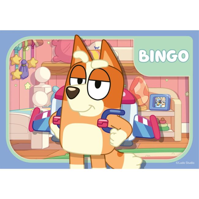 Ravensburger - Puzzle Bluey 4 buc in cutie 2 3 4 5 piese ARTRVSPC04105