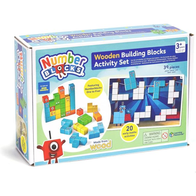 Set activitati cu cuburi din lemn - numberblocks®