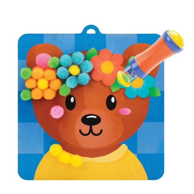 Set creativ cu pompoane - imbraca animalutele