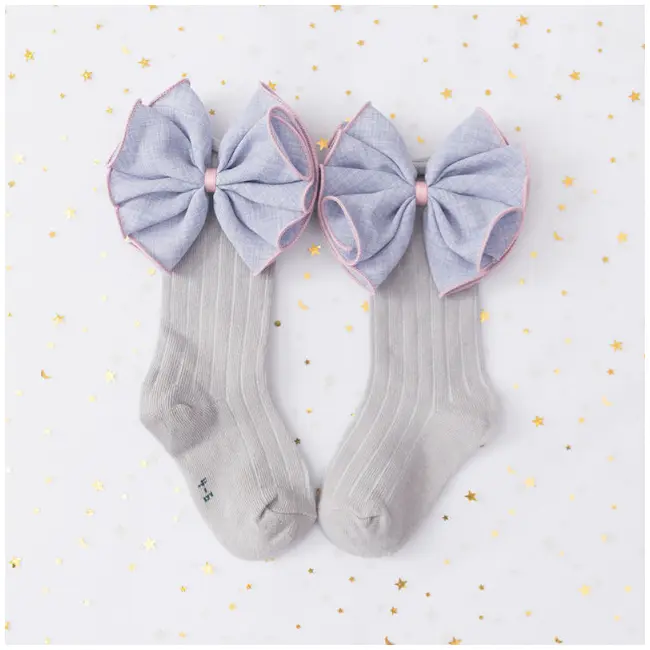 Sosete trei sferturi cu funde aplicate mbskk111-2