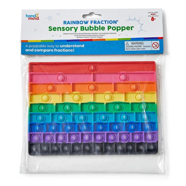 Tablita senzoriala cu fractii - rainbow fraction®