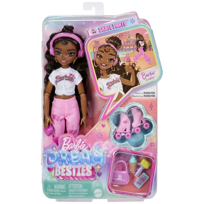 BARBIE DREAM BESTIES PAPUSA BARBIE BROOKLYN PETRECERE PE ROLE VIVMTJFX97