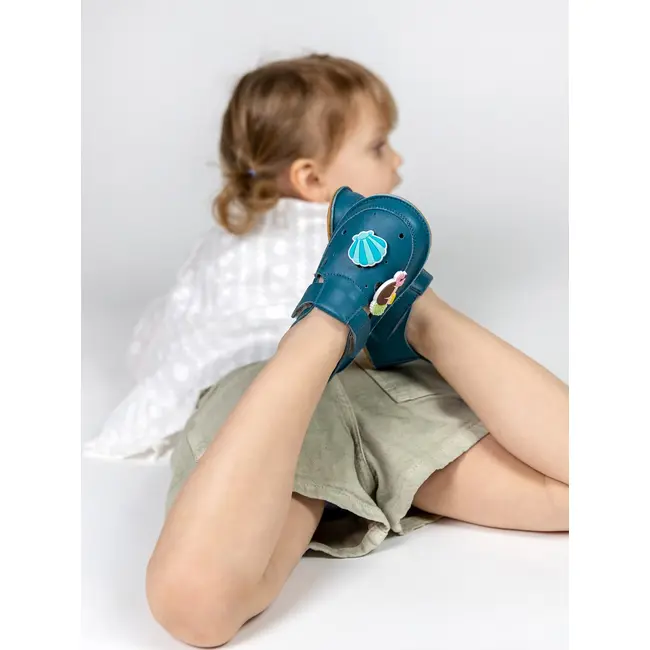 Pantofi barefoot erda teal play