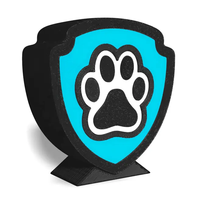 Pat Paw Patrol Blue P1L pentru Baieti 2-8 Ani, Cu Sertar + Saltea Light + Lampa Pc-p-paw-bl-p1l-lmk-bas-srt-70