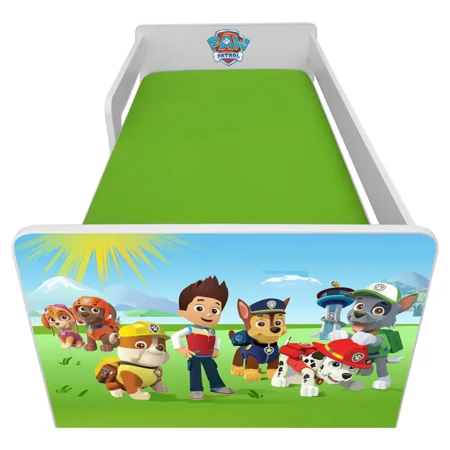 Patut de Copii  2-6 Ani Paw Patrol P1L Cu Paravane Detasabile + Saltea Light Pc-p-bas-paw-p1l-60