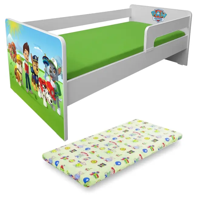 Pat 2-8 Ani Copii Paw Patrol P1L Cu Paravane Detasabile + Saltea cu lana SafeNest Pc-p-mk-paw-p1l-70