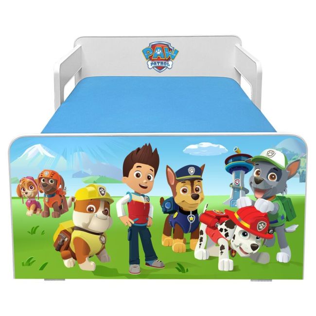 Pat Copii Paw Patrol P2l Cu Sertar, Saltea Basic Si Paravane Detasabile - 2-12 Ani - Pc-p-p2l-bas-paw-srt-80