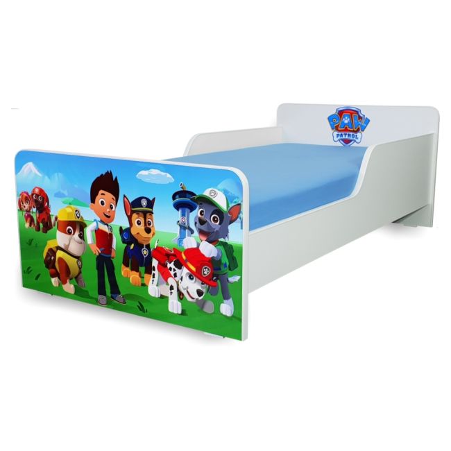 Pat Copii Start Paw Patrol 2-8 Ani Cu Saltea Inclusa - Pc-p-mok-paw-70