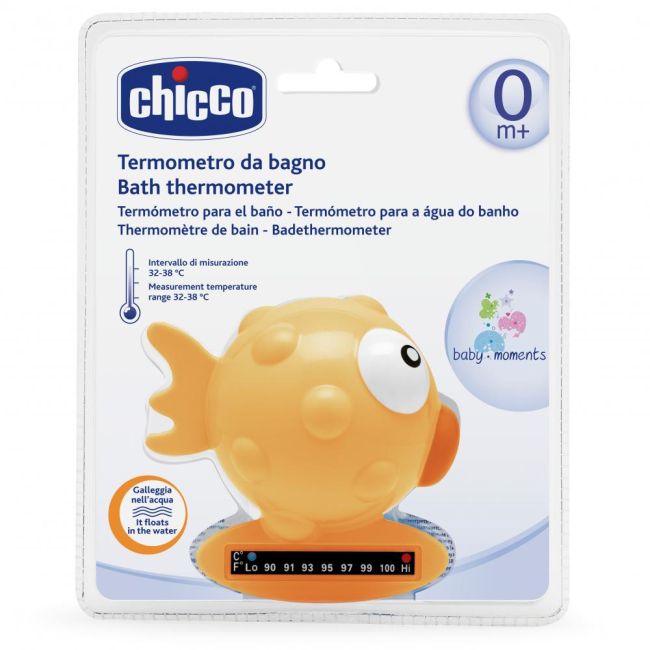 Termometru de baie Chicco, forma de peste, Orange, 0luni+ CHC06564-7_ORANGE