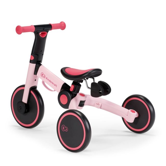 BICICLETA DE ECHILIBRU / TRICICLETA KINDERKRAFT 4TRIKE, CANDY PINK VIVKR4TRI00PNK000