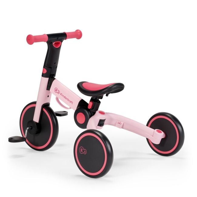 BICICLETA DE ECHILIBRU / TRICICLETA KINDERKRAFT 4TRIKE, CANDY PINK VIVKR4TRI00PNK000