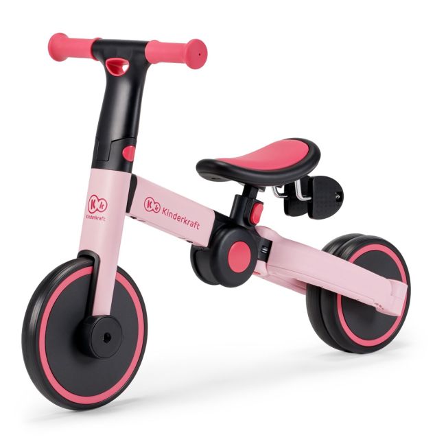 BICICLETA DE ECHILIBRU / TRICICLETA KINDERKRAFT 4TRIKE, CANDY PINK VIVKR4TRI00PNK000