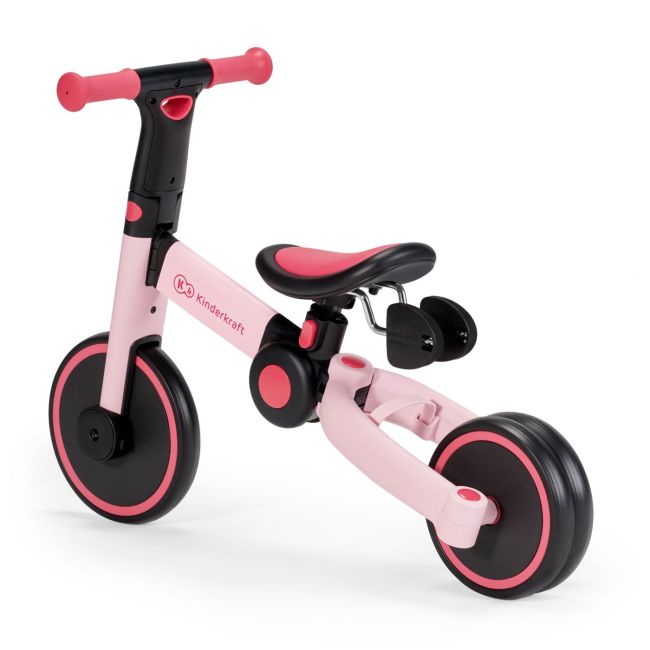 BICICLETA DE ECHILIBRU / TRICICLETA KINDERKRAFT 4TRIKE, CANDY PINK VIVKR4TRI00PNK000
