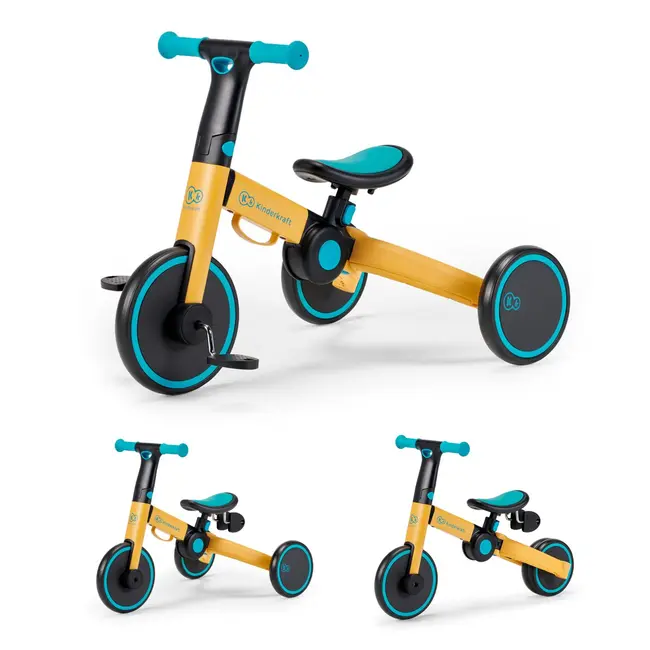 BICICLETA DE ECHILIBRU / TRICICLETA KINDERKRAFT 4TRIKE, PRIMROSE YELLOW VIVKR4TRI00YEL0000