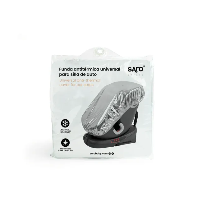 Husa De Protectie Solara Pentru Scaunul Auto, Mentine Scaunul Auto Al Bebelusului La O Temperatura Mai Scazuta - Acopera Si Blocheaza Caldura Si Soarele - Mai Confortabil Pentru Bebelus Sau Copil - Pr Pjb2393