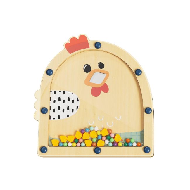 Joc montessori - hraneste gaina