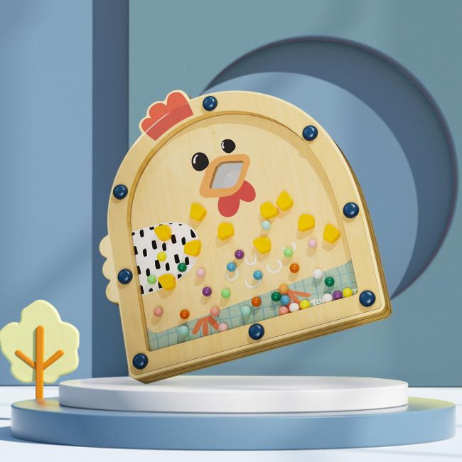 Joc montessori - hraneste gaina