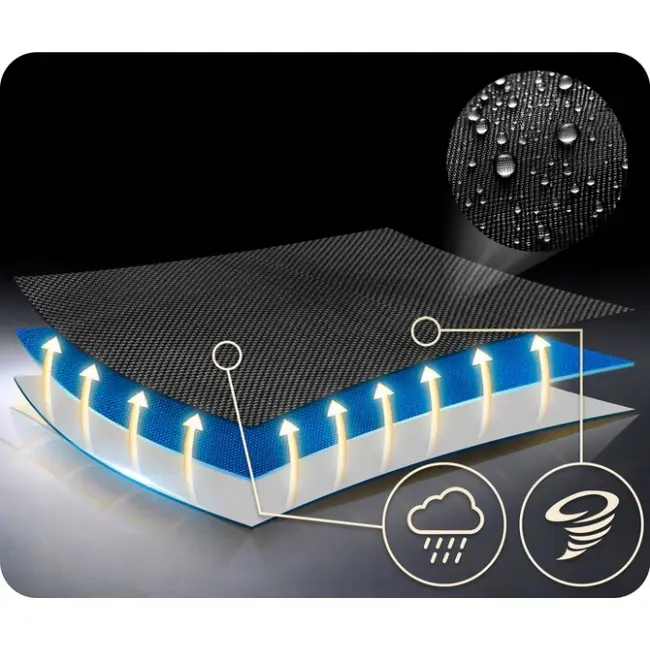 Leagan tip cuib pentru copii, dreptunghiular xxl, 110 x 70 cm, 150 kg, neo-sport 110500, albastru edeedi110500