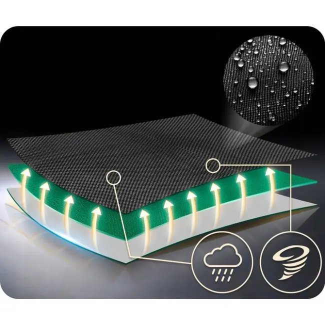 Leagan tip cuib pentru copii xxl, 100 cm, 150 kg, neo-sport 1081, verde edeedi1081l