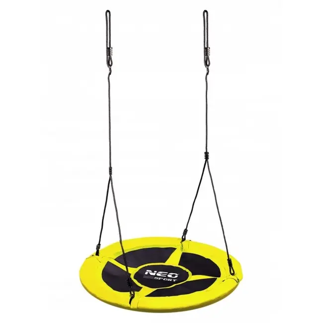 Leagan tip cuib pentru copii xxl, 100 cm, 150 kg, neo-sport 1083, galben edeedi1083