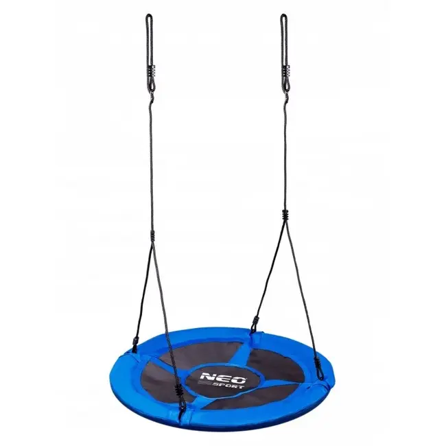 Leagan tip cuib pentru copii xxl, 120 cm, 150 kg, neo-sport 1061, albastru edeedi1061
