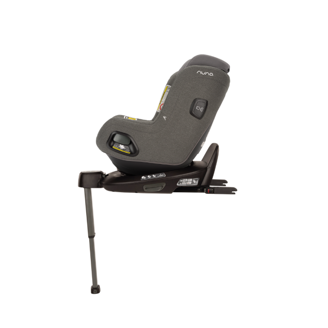 Nuna - set scaun auto rotativ i-size todl next thunder, 40-105 cm + baza isofix base next i-size pentru todl next, testat adac bbbcs14910tndglset