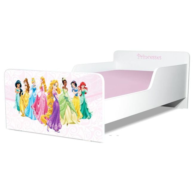 Pat Copii Printese 2-12 Ani Cu Saltea Inclusa - Pc-p-mok-prn-80