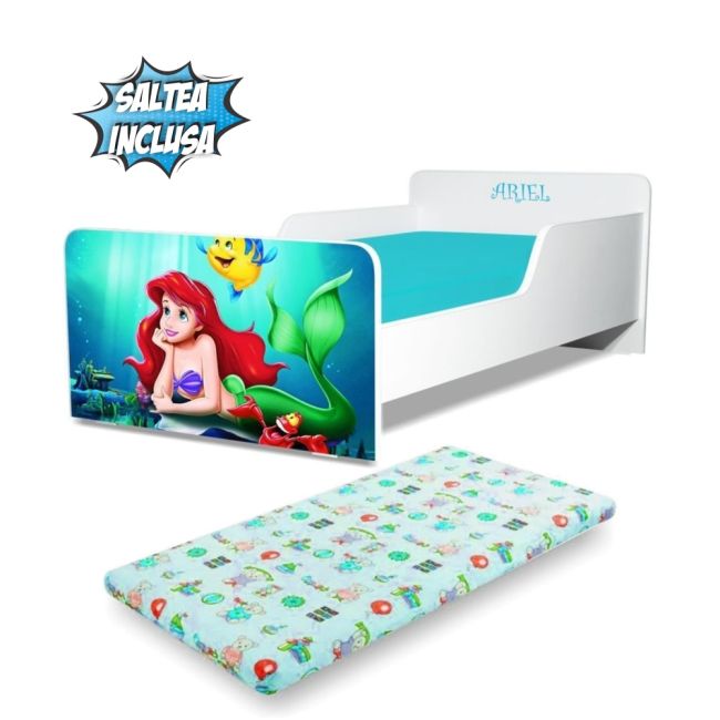 Pat Copii Start Ariel 2-12 Ani Cu Saltea Inclusa - Pc-p-mok-arl-80