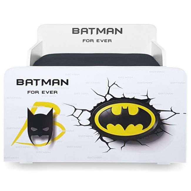 Pat Start Batman 2-12 Ani + Saltea 160x80x12 Cm + Husa Impermeabila - Pc-pch-pro-str-btm-80