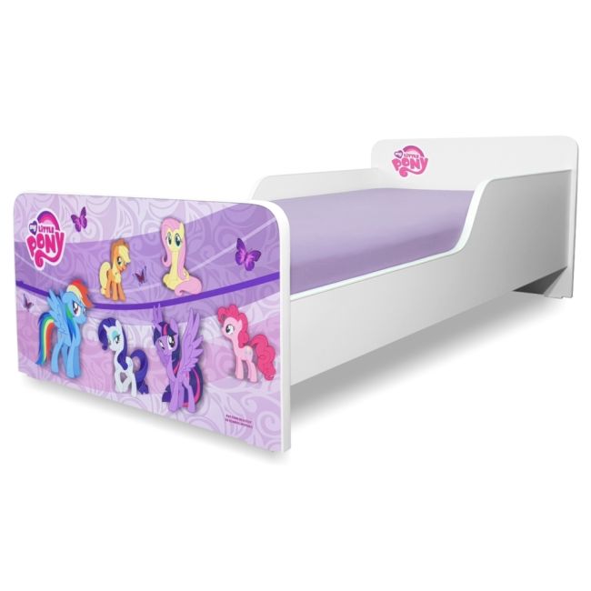 Pat Start Pony 2-12 Ani + Saltea 160x80x12 Cm + Husa Impermeabila - Pc-pch-pro-str-pon-80