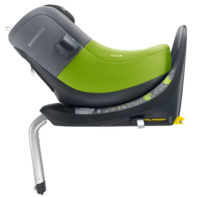 Scaun auto rotativ Swandoo Marie 5 i-Size Lime Sesame Grey ERFSW110MR52453