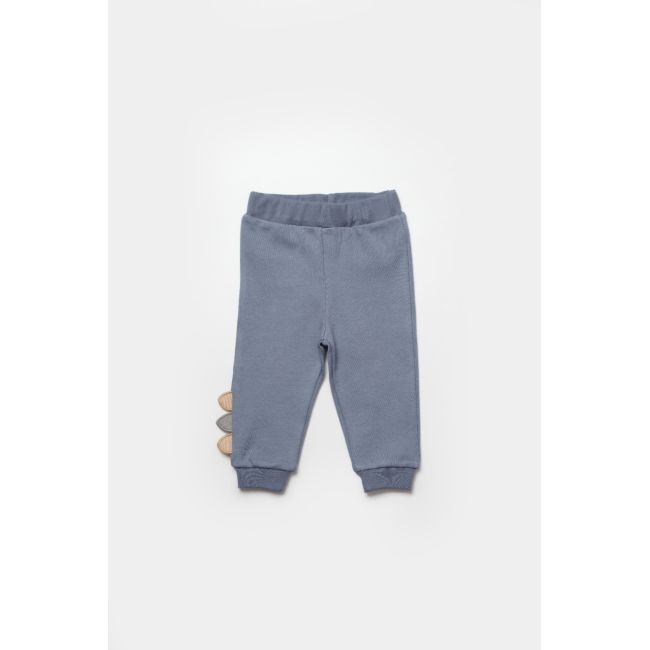 Set bluzita cu pantalon Dino, indigo, BabyCosy, 100%bumbac (Marime: 9-12 luni) JEMBC-CSY2016-9