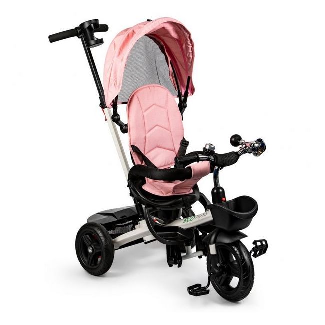 Tricicleta cu sezut reversibil ecotoys jm-311 - roz - resigilat edeedijm-311pink_resigilat