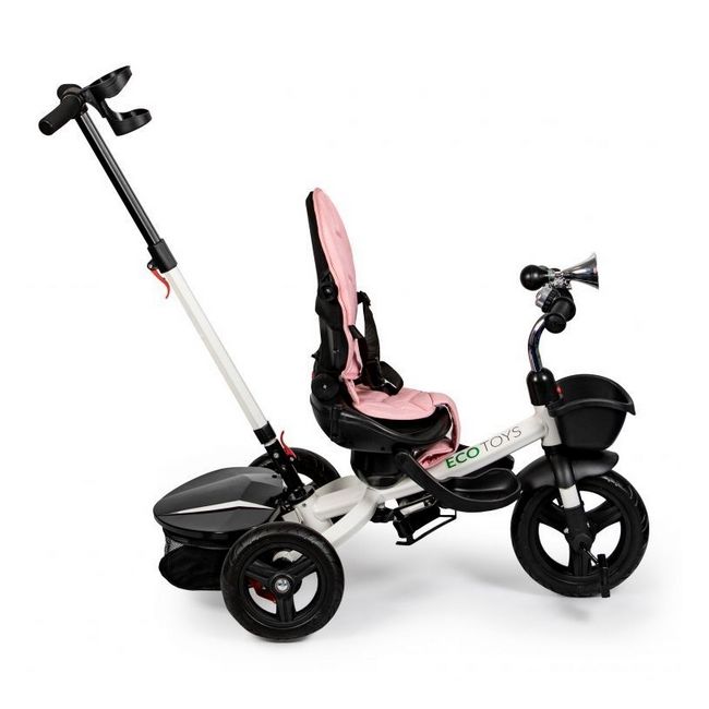 Tricicleta cu sezut reversibil ecotoys jm-311 - roz - resigilat edeedijm-311pink_resigilat