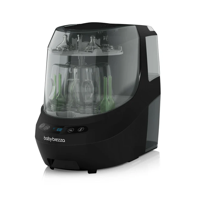 Pachet BebeStart 16 - Espressor Formula Pro Advanced Charcoal + Bottle Washer Pro Black