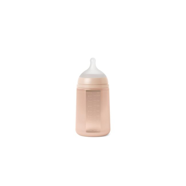 Biberon din silicon, 240ml, Colour Essence SX Pro debit mediu, nude JEM8426420081207