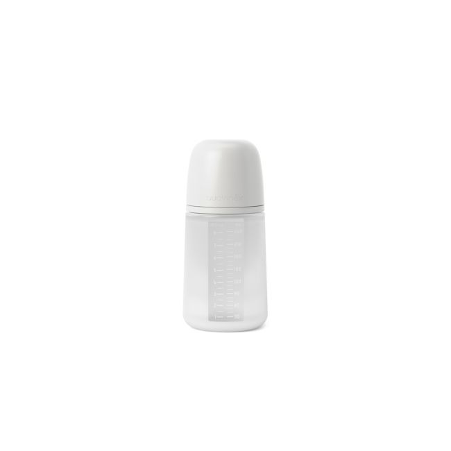 Biberon din silicon, 240ml, Colour Essence SX Pro debit mediu, transparent JEM8426420081214