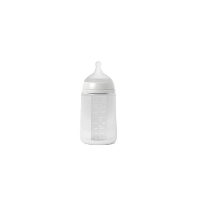 Biberon din silicon, 240ml, Colour Essence SX Pro debit mediu, transparent JEM8426420081214