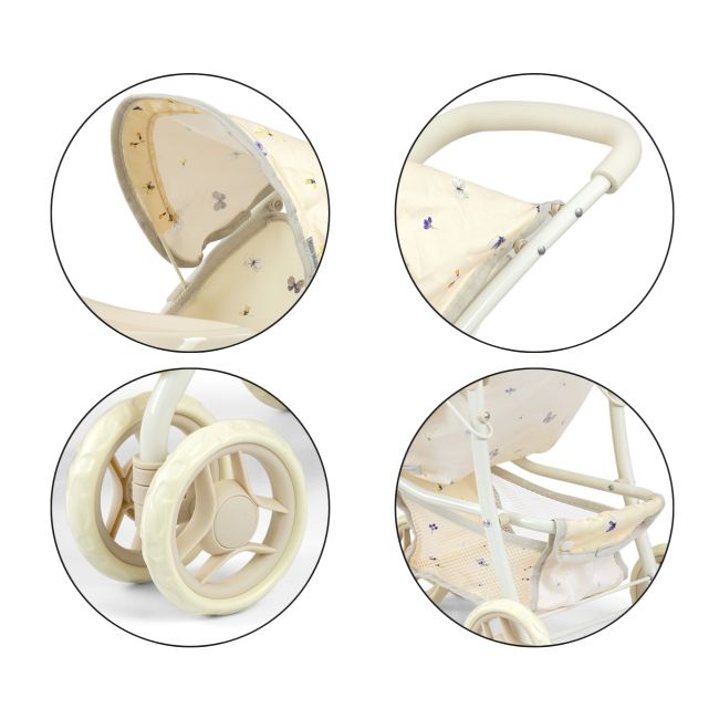 Carucior pentru papusi Kate Nature EKDmm0122