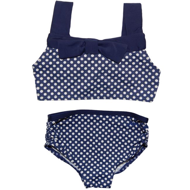 Costum de baie 2 piese Navy Polka, Mitty James, 2-3 ani