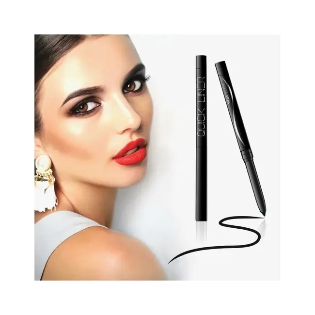 Creion automat Quick Liner, Revers, negru